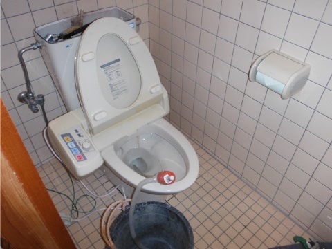 トイレ撤去